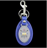 Sigma Gamma Rho Leather Fob Keychain