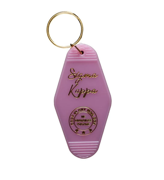 Sigma Kappa Motel Keychain