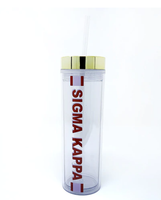 Sigma Kappa Striped Water Bottle