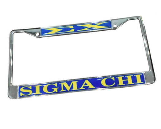 Sigma Chi License Plate