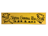 Sigma Gamma Rho Bumper Sticker - Discontinued