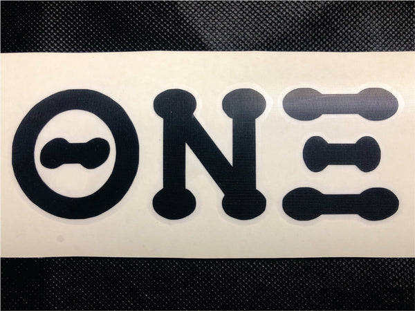 Theta Nu Xi Bubble Letter Vinyl Decal - Discontinued
