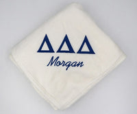Sorority Ultra Plush Blanket With Embroidery