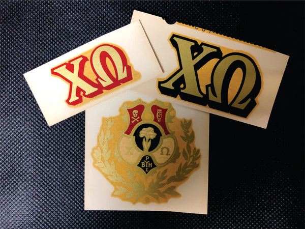 Chi Omega Decals - Discontinued