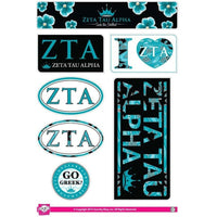 Zeta Tau Alpha Lifestyle Sticker Sheet