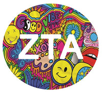 Zeta Tau Alpha Printed Button Collection