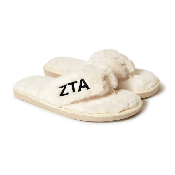 Zeta Tau Alpha Furry Slippers
