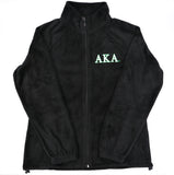 Alpha Kappa Alpha Ladies Fleece Zip-Up Jacket
