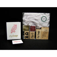 Chi Omega Rubber Stamp Kit