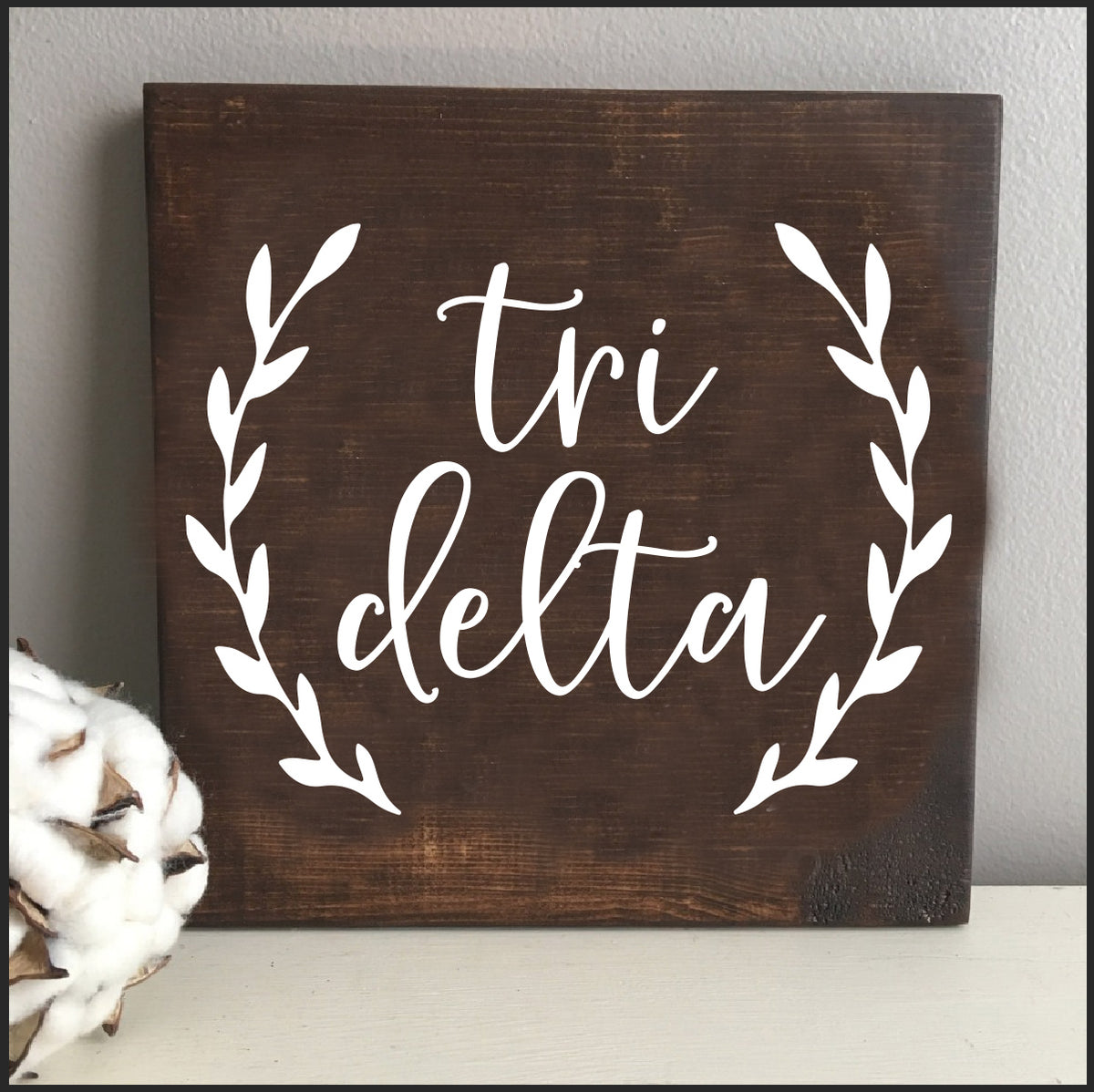 Delta Delta Delta Wooden Sign – Greek Divine and More