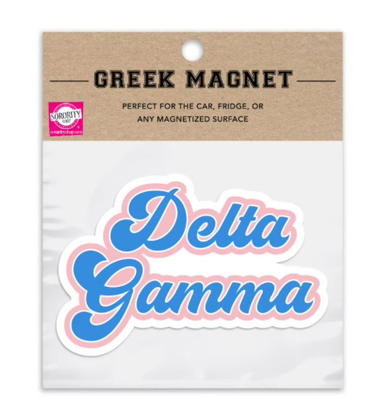 Delta Gamma Retro Magnet - 2 per pack