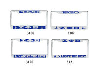 Zeta Phi Beta Dove License Frame