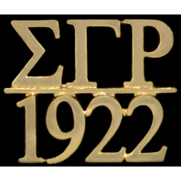 Pin Box Greek Chapter Sigma Gamma Rho Chapter Bar Gold Lapel Pin – Greek Divine and More