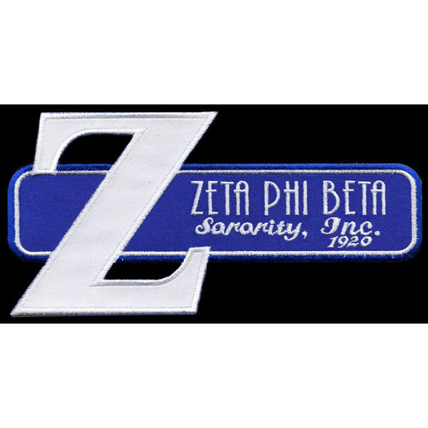 Zeta Phi Beta Retro Satin Twill Embroidery Patch 1