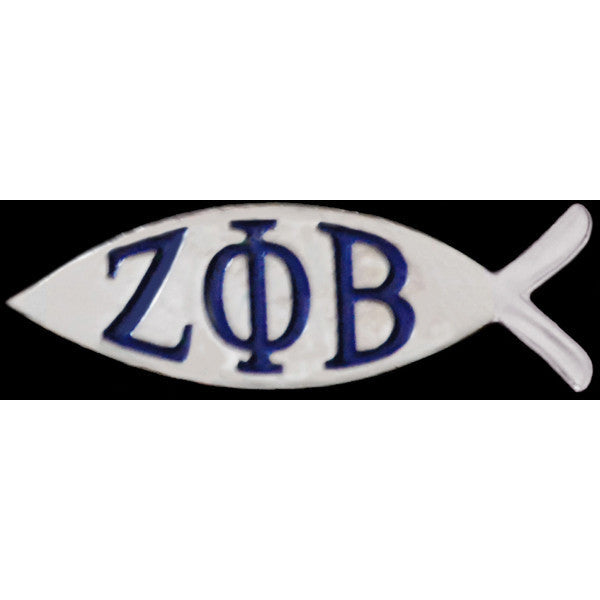 Zeta Phi Beta Fish Pin