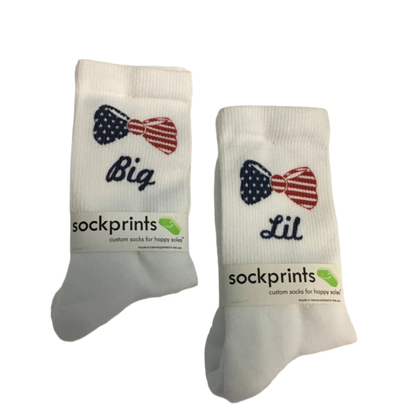 American Bow Sorority Fam Crew Socks
