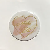 Alpha Phi Printed Button Watercolor Collection