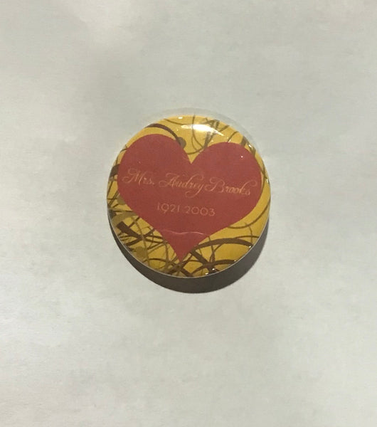 Iota Sweetheart 1" Red Heart Button - Discontinued