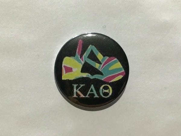 Kappa Alpha Theta Handsign 2.25" Printed Button