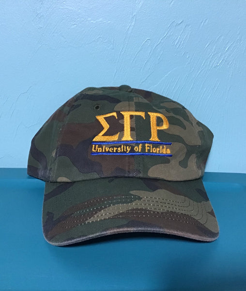 Sigma Gamma Rho Camo Hat