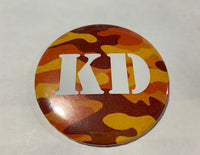 Kappa Delta Orange Camo Printed Button