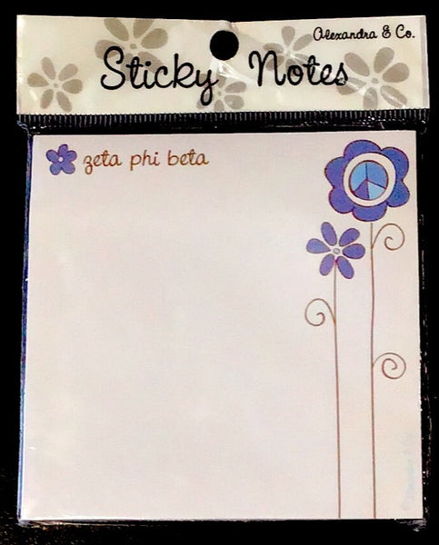 Zeta Phi Beta Sticky Notes