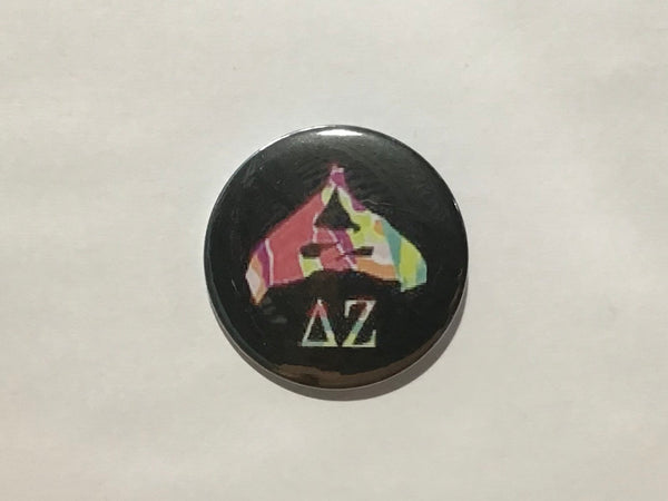 Delta Zeta Handsign 2.25" Printed Button