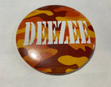 Delta Zeta Orange Camo Printed Button