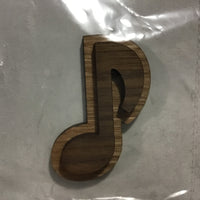 Music Note Oak-Backed Symbol