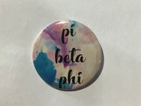 Pi Beta Phi Tie-Dye 2.25" Printed Button