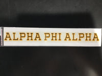 Alpha Phi Alpha Horizontal Decal