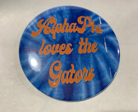 Alpha Phi Tie Dye Printed Button
