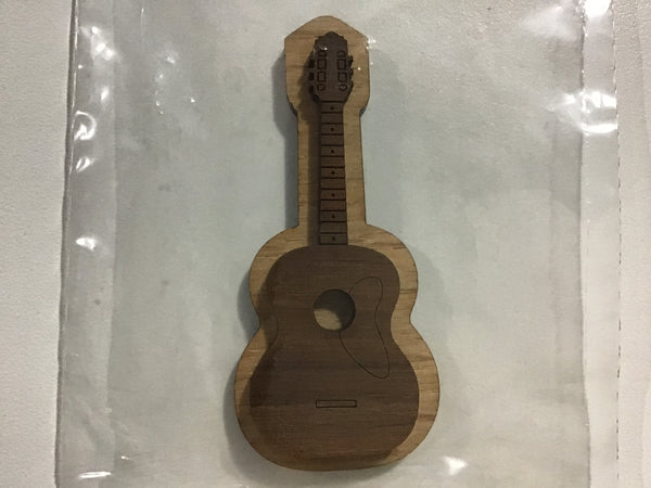 Guitar Oak-Backed Symbol