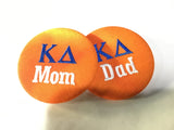 Kappa Delta Mom/Dad Embroidered Button