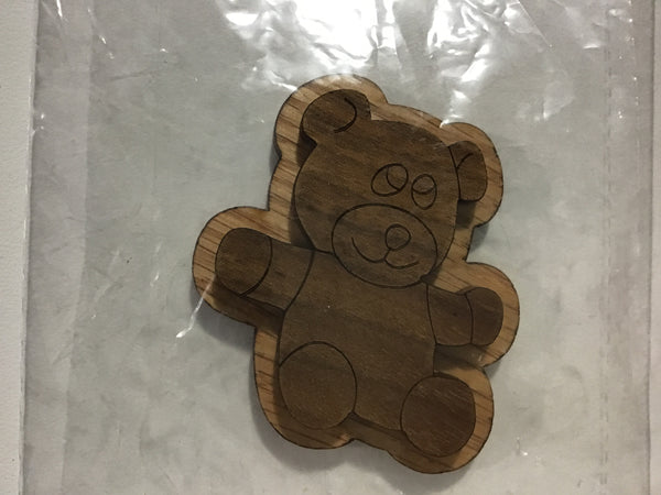 Bear (Teddy) Oak-Backed Symbol
