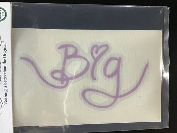 "Big" Decal - Discontinued