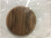 Baseball Oak-Backed Symbol