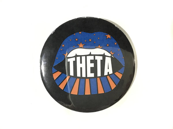 Kappa Alpha Theta Lip Printed Button
