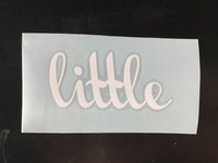 "Little" Decal - Discontinued