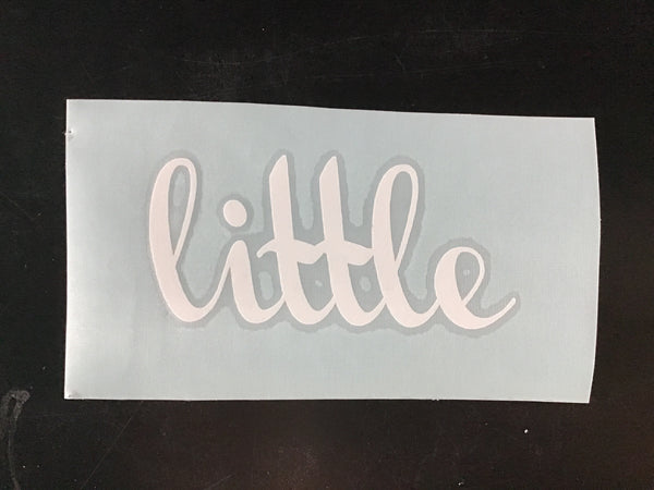 "Little" Decal - Discontinued