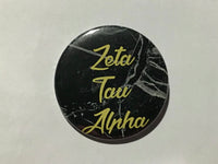 Zeta Tau Alpha Marble 2.25" Printed Button