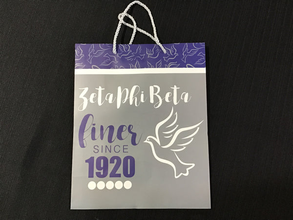 Zeta Phi Beta Gift Bag - Medium