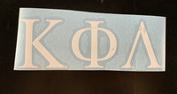 Kappa Phi Lambda Vinyl Decal