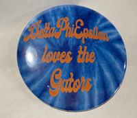 Delta Phi Epsilon Tie Dye Printed Button