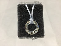 Alpha Delta Pi Round Charm Necklace