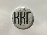 Kappa Kappa Gamma Marble 2.25" Printed Button