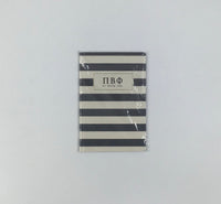 Pi Beta Phi Striped Notebook