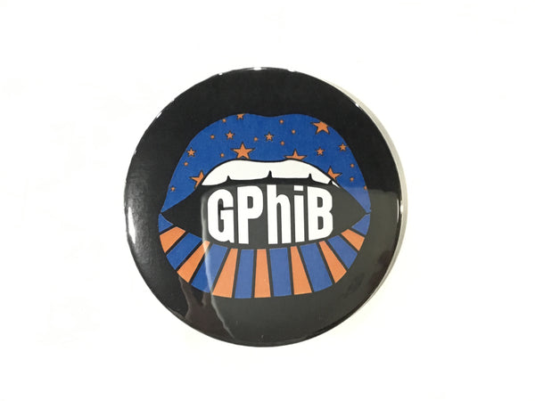 Gamma Phi Beta Lip Printed Button