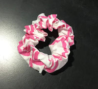 Phi Mu Quatrefoil Scrunchies