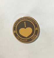 Iota Sweetheart 2" Printed Button - Discontinued